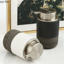 Axya Ceramic Soap & Lotion Dispenser Set - Shampoo, Hand Sanitizer, Shower Gel Bottles