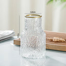 Axyaa Clear Glass Large Mouth Vase: Stylish Home Decor, Ideal for Flowers