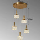 Axyaa Luxury Crystal Chandelier Pendant Light for Living Room Dining Room Ceilings