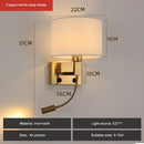 Axyaa Modern Bedside LED Wall Lamp Simple Living Room Bedroom Sconce