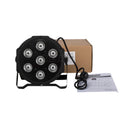Axyaa LED Flat Par Light: 7x12W RGBW/7x18W RGBWA+UV for Family Events, Parties, and Venues