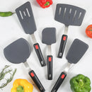 Axyaa Silicone Spatula for Non Stick Pots - High-temp Household Stir Fry Utensil