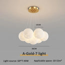 Axyaa Nordic Moon Bubble Planet LED Chandelier for Princess Room