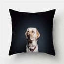 Axyaa Pug Dog Print Cushion Cover Throw Pillow for Sofa Living Room Decor