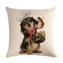 Axyaa Cute Animal Print Pet Pillow Cover for Home Sofa Decoration