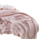 Axyaa Cotton Waffle Towel Quilt Summer Cool Blanket Air Conditioner Quilt