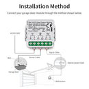 Axyaa Smart Garage Door Opener Controller Zigbee WiFi Alexa Google Home-Compatible