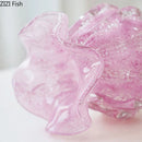 Axyaa Pink Glass Vase Bud Shape Table Decoration Floral Arrangement Aesthetic Décor
