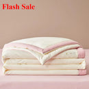Axyaa Cashmere Embroidered Summer Quilt Set - 4-Piece