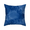 Axyaa Blue Geometry Pillowcase - Decorative Cushion Cover