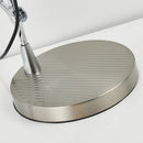 Axyaa Silver Aluminium Adjustable Table Lamp for Bedroom Study Reading