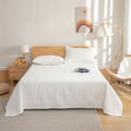 Axyaa Cotton Washed Padded Bed Cover for Comfortable Sleep