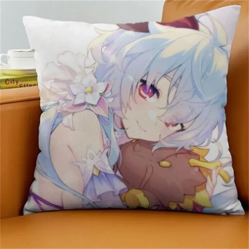 Axyaa Gan Rain Anime Cushion Cover for Stylish Home Decor