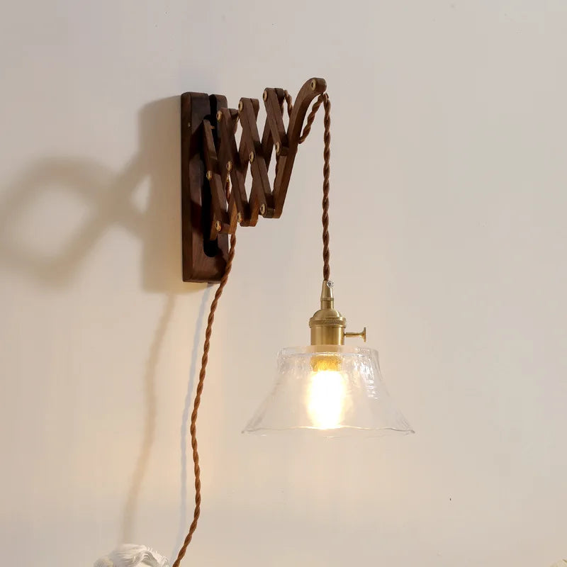 Axyaa Modern LED Wall Lights Brass Copper Balcony Bedroom Living Room Decor