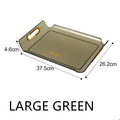 Axyaa Decorative Plastic Tray Serving Organizer Bread Box Home Decoration