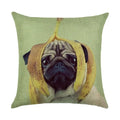 Axyaa Cartoon Dog Linen Pillowcase 45*45cm