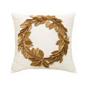 Axyaa Christmas Festival Flower Round Pillowcase for Cozy Home Decor
