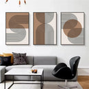 Minimalist Geometry Wall Art Print by Axyaa - Modern Abstract Canvas Painting for Home Decor