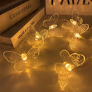Axyaa Butterfly LED Fairy Lights String for Wedding Party Room Garden Decor