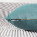 Axyaa Plush Velvet Waist Cushion Cover | Ultra Soft Decorative Pillowcase