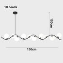 Axyaa Modern Home Decor LED Pendant Light Chandeliers for Living & Dining Room