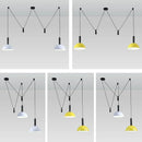 Axyaa Nordic Pulley LED Pendant Lights for Kitchen Island Loft Dining Room Transform