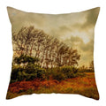 Axyaa Printed Landscape Cotton Linen Pillow Cover for Home Decor 45x45cm