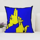 Axyaa Pop Art Cushion Cover: Fun Cartoon Pillow for Living Room Sofa or Bed