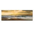 Axyaa Beach Sunset Canvas Wall Art for Aesthetic Living Room Decor