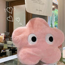 Axyaa Pink Flower Pillow: Plush Sofa Bed Decor Doll for Valentine's Day & Birthday