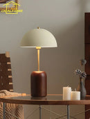 Axyaa Solid Wood Table Lamp LED E14 Bedroom Studio Light