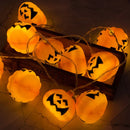 Axyaa Halloween Pumpkin Lanterns LED String Lights for All Saints' Day Party Decoration