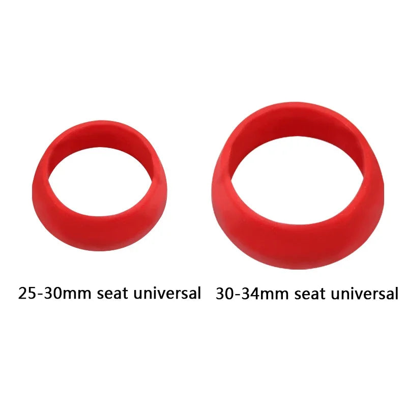 Axyaa Silicone Seat Post Cover for Mountain and Road Bikes
