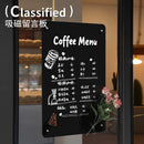 Axyaa Magnetic Whiteboard Sign for Coffee Shop - Large Standing Blackboard Billboard