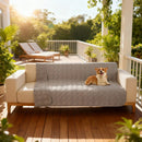 Axyaa Waterproof Pet-Friendly Sofa Bed Cover, Scratch Resistant Slipcover for Couch