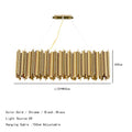 Axyaa Pipe Organ LED Chandelier: Modern Grand Staircase Pendant Light for Home Living Room