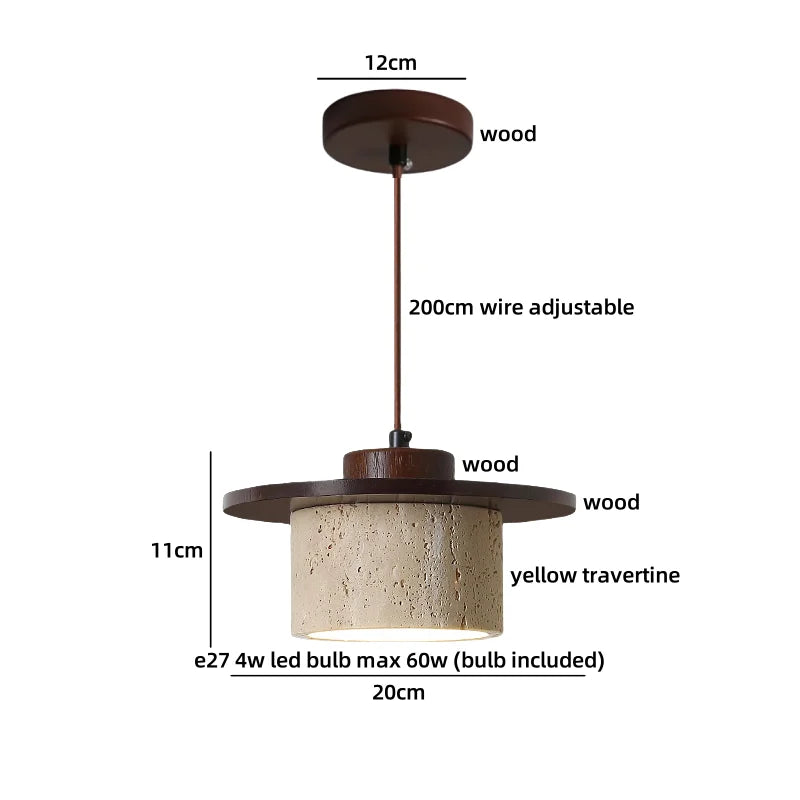 Axyaa Nordic LED Pendant Lamp Terrazzo Hanging Lights