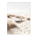Axyaa Coastal Bridge Canvas Print Nordic Wall Art Poster for Living Room