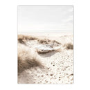 Axyaa Coastal Bridge Canvas Print Nordic Wall Art Poster for Living Room