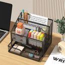 Metal Desk Organizer Holder Shelf for Office & School by Axyaa