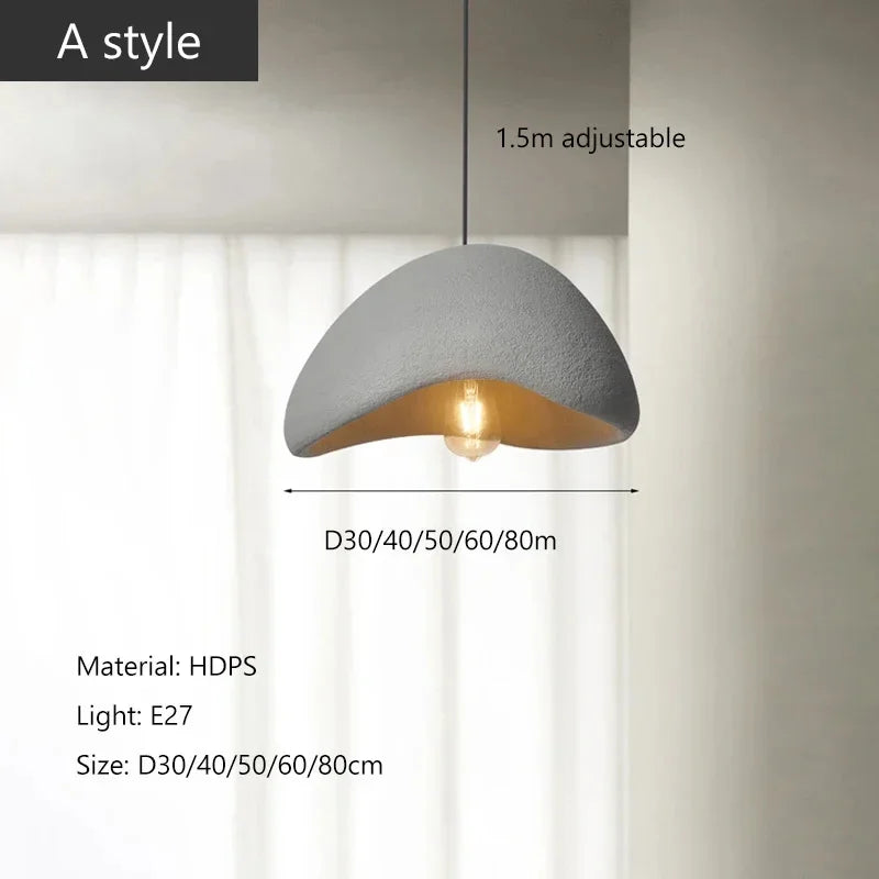 LED Chandelier Wabi Sabi Pendant Lights by Axyaa for Modern Home Decor