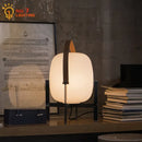 Axyaa Portable Metal Glass LED Table Lamp - Modern Art Light for Home, Office