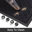 Axyaa Heavy Duty Indoor Half Moon Door Mat - Absorbent and Washable