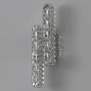 Axyaa Modern Oval LED Crystal Wall Lamp for Elegant Home Decor