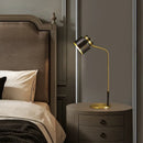 Axyaa Brass Table Lamp LED Creative Simple for Home Living Room Bedroom