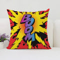 Axyaa Pop Art Cushion Cover: Fun Cartoon Pillow for Living Room Sofa or Bed