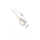 Axyaa Japanese Blue & White Coarse Pottery Long Handle Spoon - Retro Style