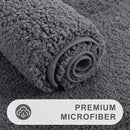 Axyaa Shaggy Soft Bath Rug 60x150 - Absorbent & Non-Slip Large Bathroom Mat