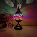 Mediterranean Style Turkish Table Lamp by Axyaa: Hand-Inlaid Glass Mosaic for Bedroom & Living Room