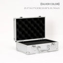 Axyaa Aluminum Instrument Case, Impact Resistant, Portable with Sponge, Safety Equipment.